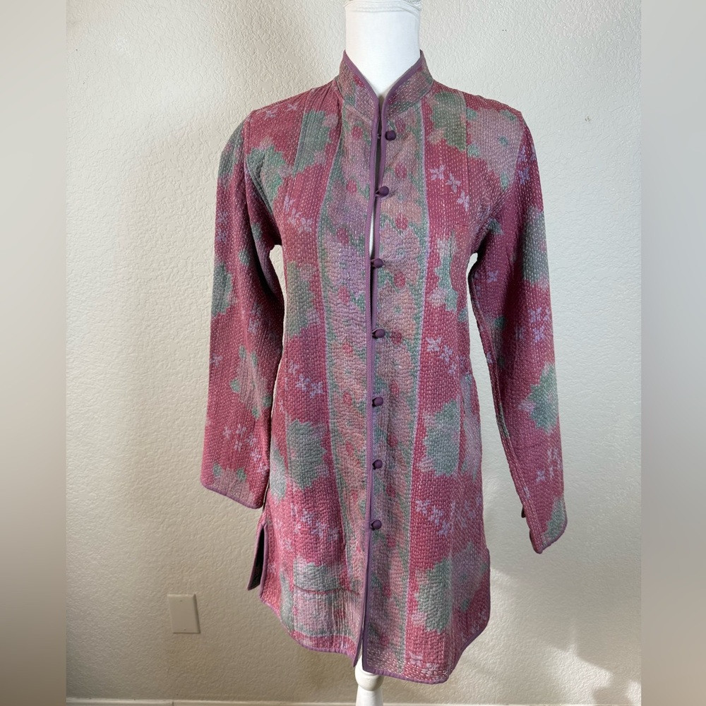CHAR SANTA FE‎ vintage kantha style jacket Small